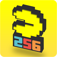 pac man 256 endless maze logo