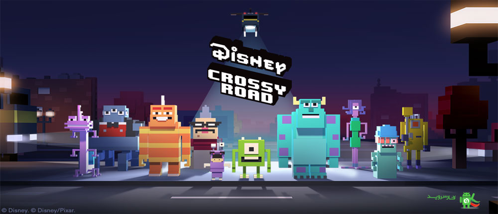 Download Disney Crossy Road - Disney High Risk Road Android game + mod