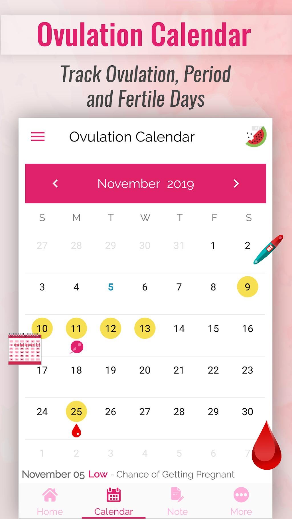 Download Ovulation Calculator & Calendar to Track Fertility Pro 1.24.1