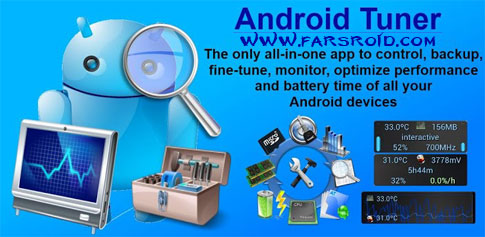 Download Android Tuner - a set of control and monitoring tools for Android