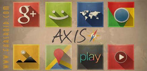 Download Axis - GO Apex Nova Theme - a light and beautiful Android theme