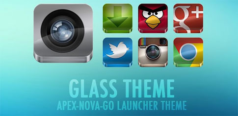 GLASS APEX/NOVA/GO THEME Android
