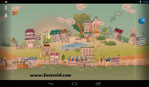 Hand-Drawn City Wallpaper PRO Android - Android Wallpaper