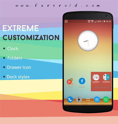 Download Inspire Launcher - a very beautiful Android KitKat launcher