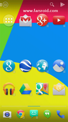 KitKat 4.4 Launcher Theme Android KitKat Android Launcher Theme