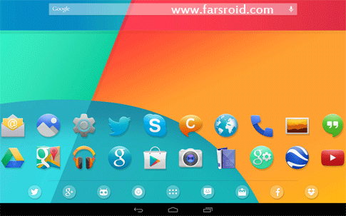 Download KitKat 4.4 Launcher Theme Android Apk - NEW