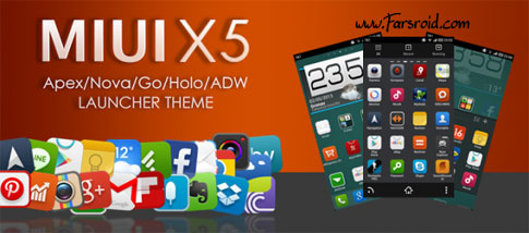 Download MIUI X5 HD Apex / Nova / ADW Theme - fast and beautiful Android theme