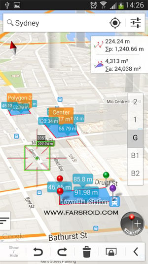 Android Application - Measure Map Android