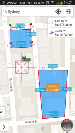 Android Application - Measure Map Android