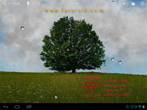 Download Nature Live Weather LWP Android Apk - NEW