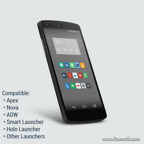 Download Naxos Flat Icon Pack ADW Nova Android Apk - NEW