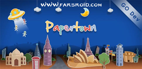 Download Papertown Super Theme GO - Android cartoon theme