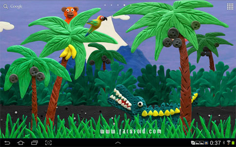  Plasticine jungle LWP - Android Jungle Live Wallpaper