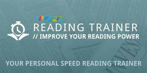 Download Reading Trainer - Android speed reading skills improvement program