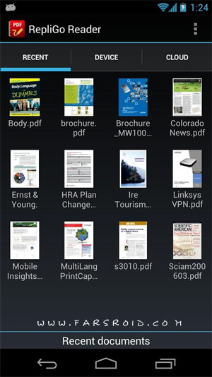 RepliGo PDF Reader Android - Android PDF reader