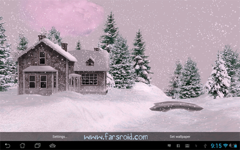 Snow HD Deluxe Edition Android - Snow HD Deluxe Edition Android Live Wallpaper
