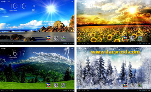 Download Weather Screen - live interesting weather wallpaper for Android!