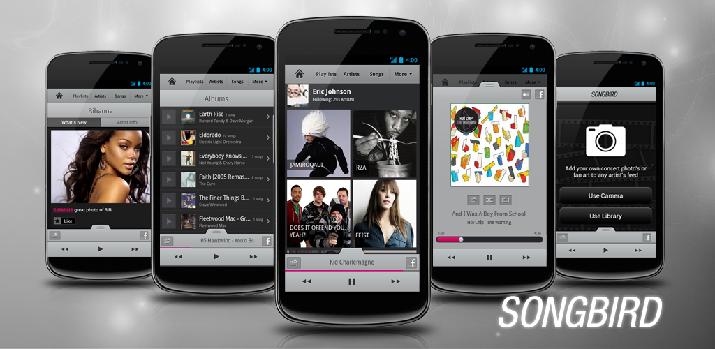 Songbird Android Music Player