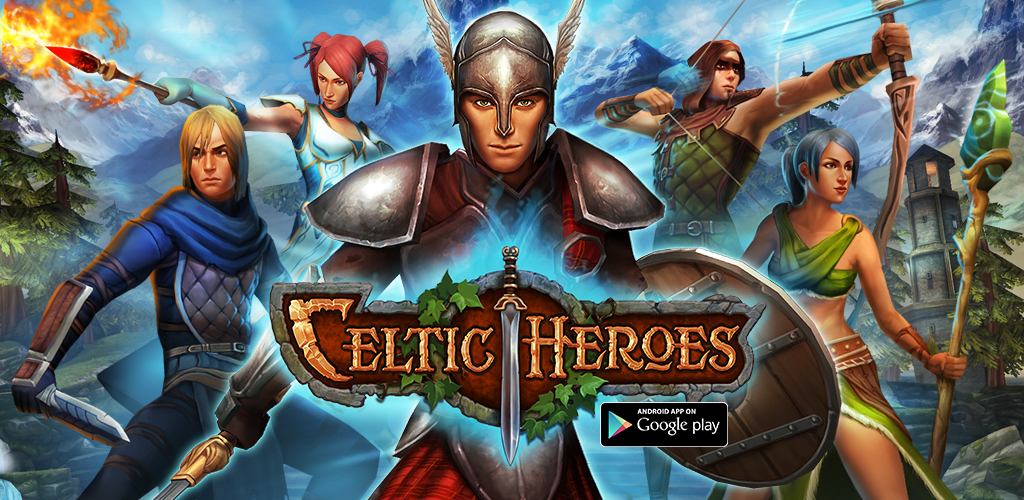 Download 3D MMO Celtic Heroes - the game of Celtic Android heroes!