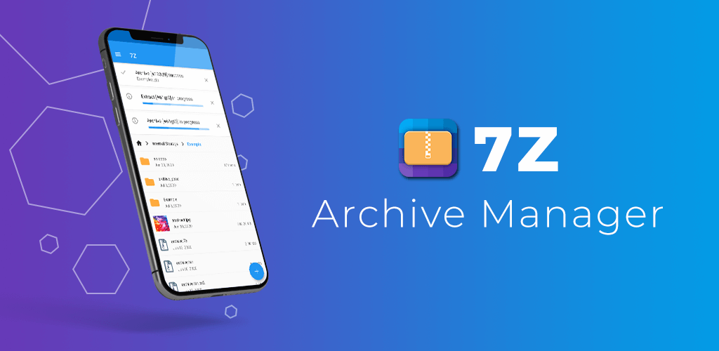 7Z - Files Manager Zip, 7Zip, Rar & archive files