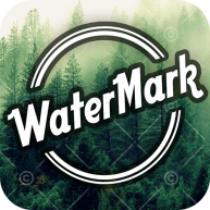add watermark on photos logo