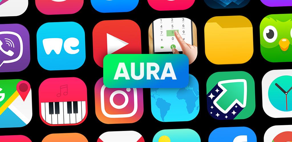 Aura Icon Pack - Rounded Square Icons