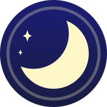 blue light filter android logo