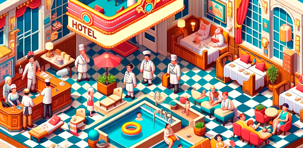 Doorman Story: Hotel team tycoon, time management