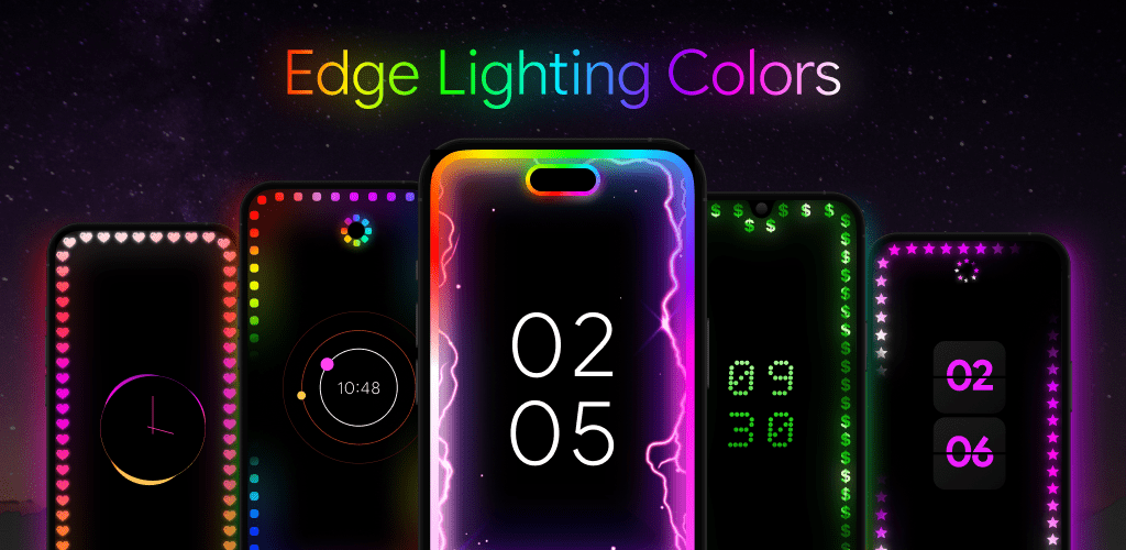 Edge Lighting Colors - Round Colors Galaxy
