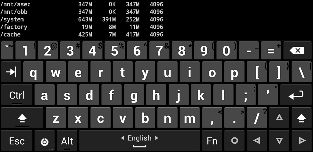 Download Hacker's Keyboard - full and Persian keyboard for Android