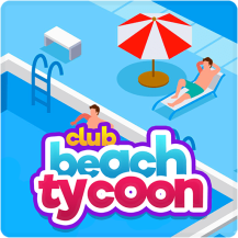 idle beach tycoon logo