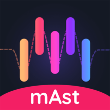 mast music status video maker logo