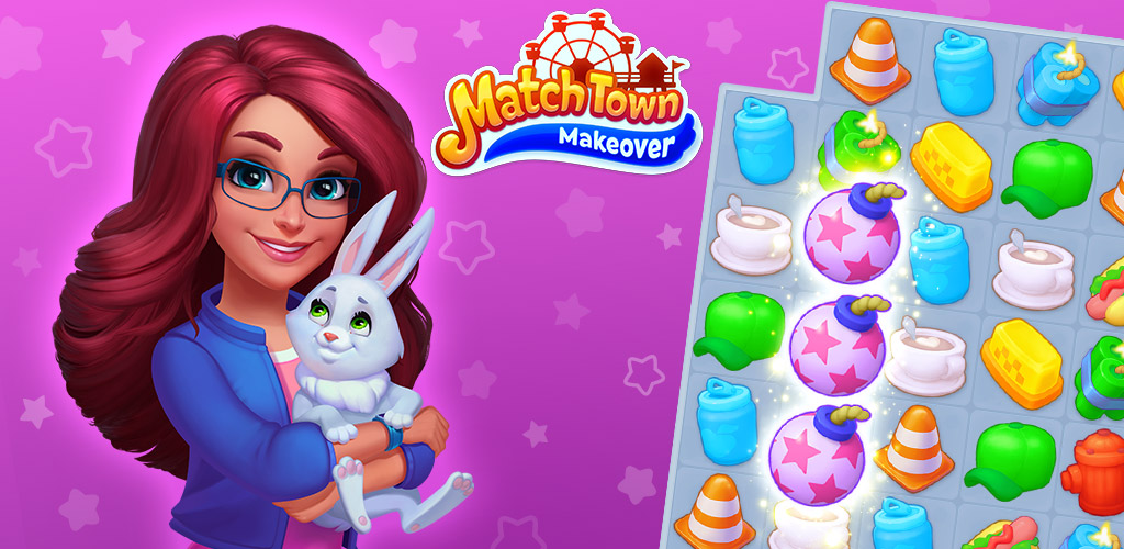 Match Town Makeover Your town is your puzzle