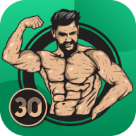 men workout at home logo