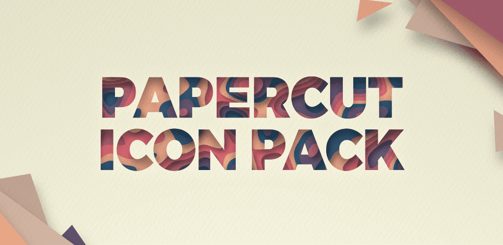 Paper Cut Icon pack New