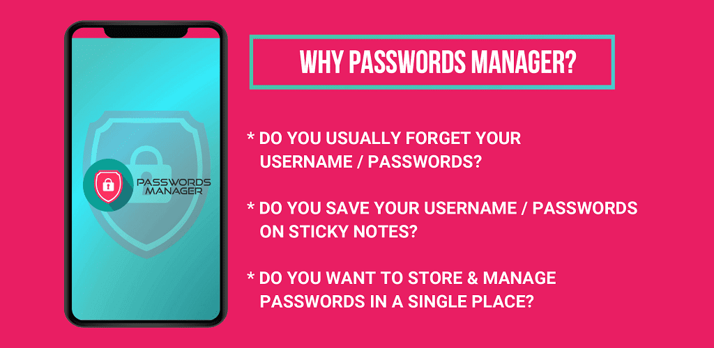 Password Manager : Store & Manage Passwords