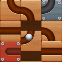 roll the ball slide puzzle games logo