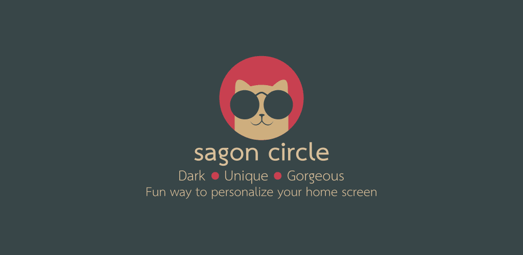 Sagon Circle Icon Pack Dark UI