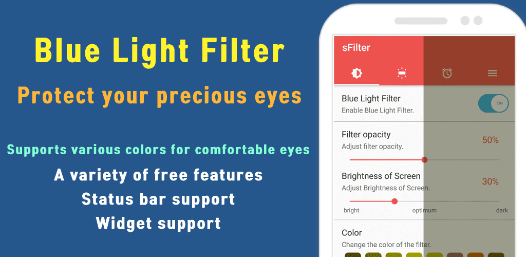 sFilter- Blue Light Filter