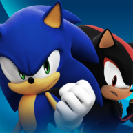 sonic forces speed battle logo