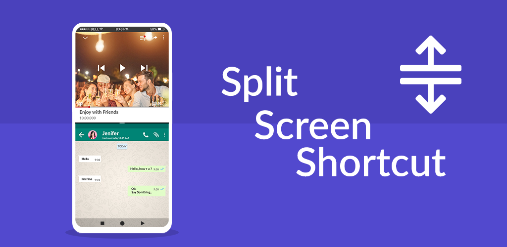 Split Screen - Dual Window For Multitasking