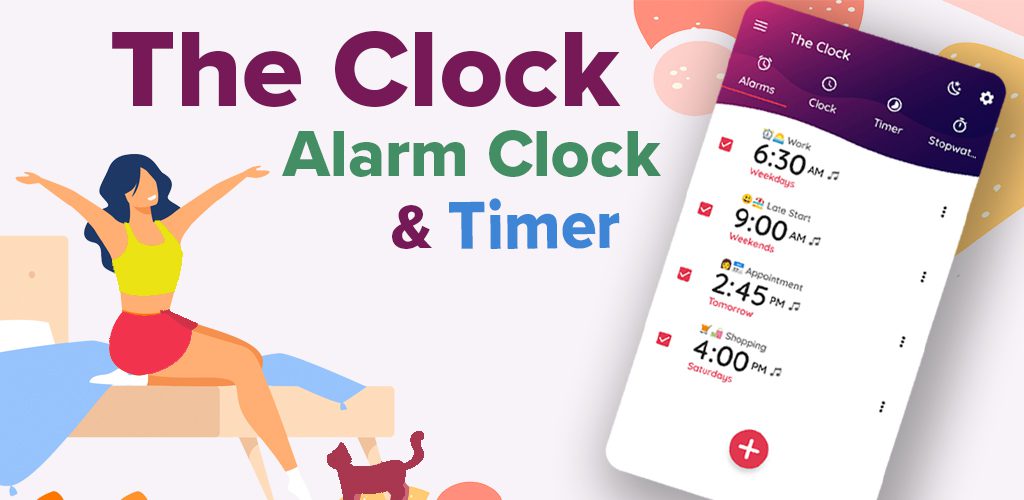 The Clock: Alarm Clock, Timer & Stopwatch